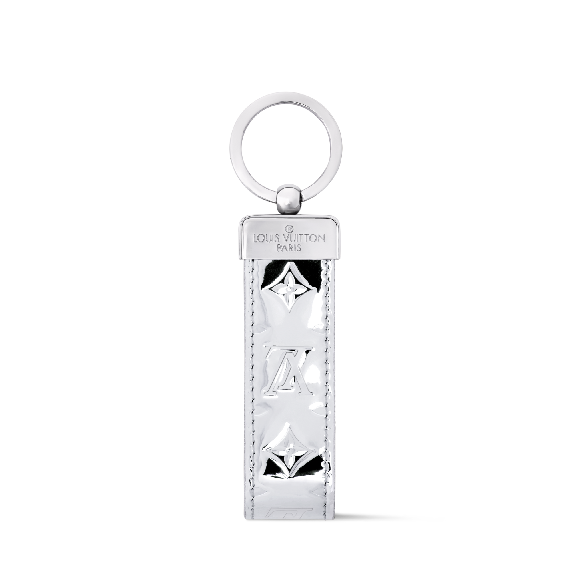 Dragonne Monogram Mirror Bag Charm - Luxury S00 Silver | LOUIS VUITTON